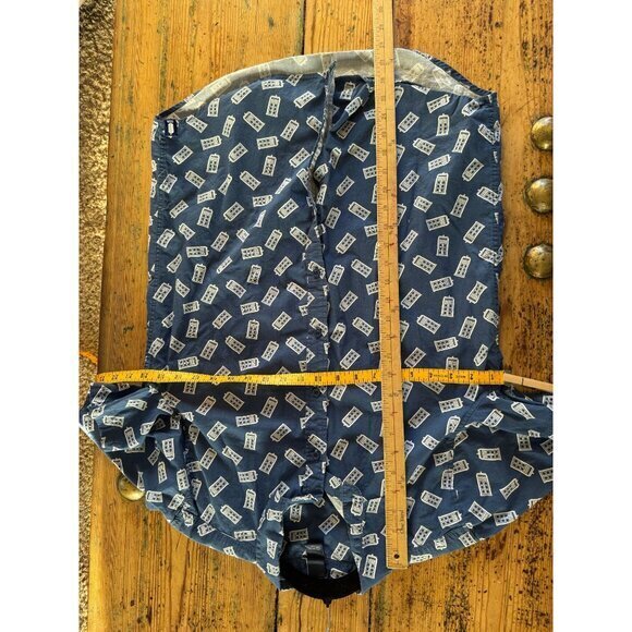 BBC Hot Topic Men's Blue Shirt Size S short sleeve collared button‎ up cotton - Picture 8 of 8